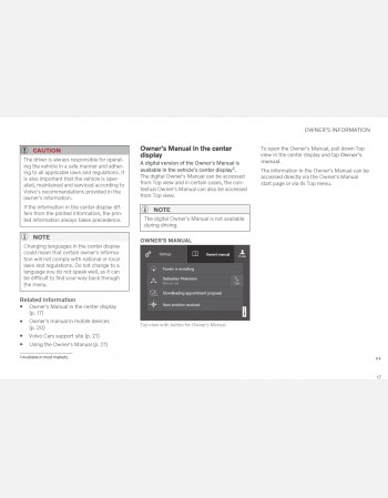 2020 volvo s60 owners manual